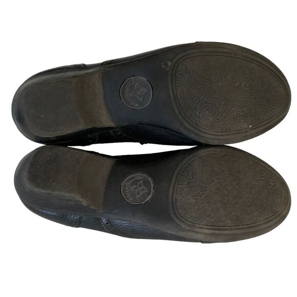 Comfortiva 8 Black Leather Slip on shoes- Women’s Pillowtop Memory Foam comfort - Picture 5 of 10